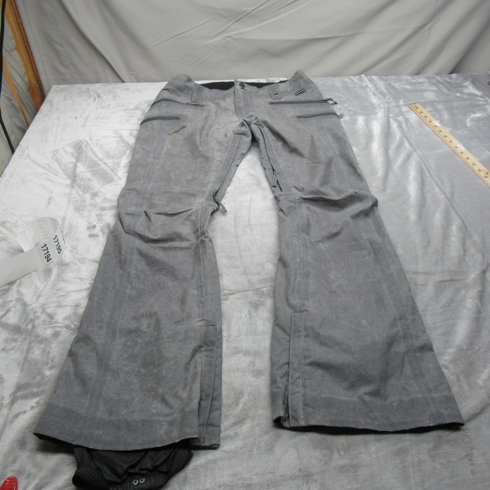 Burton Snow‎ Pants Women Large Gray Waterproof Distressed Ski Wind Winter 33x32